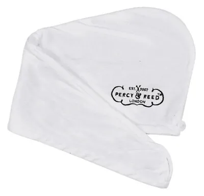 Percy & Reed Cotton White Microfibre Towel Hair Wrap - New - Free P&P • £7.49