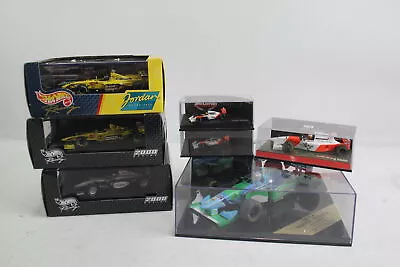 F1 Diecast Minichamps Hot Wheels Onyx Ford Benneton Hakkinen Boxed X 7 • $1.23