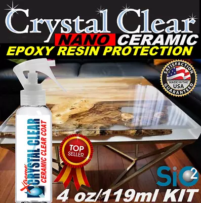 Epoxy Resin Protection Ceramic Clear Coat Spray  Crystal Clear Protect Coating  • $38.95