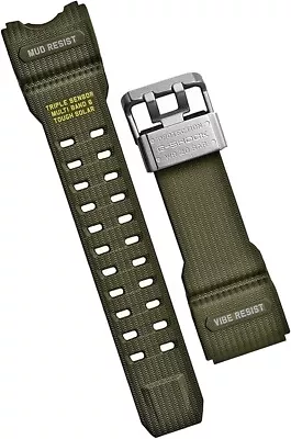  CASIO MUDMASTER GWG-1000 G-Shock Replacement Band 10504378 Genuine Color Khaki • $71.62