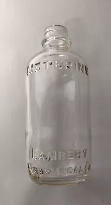 VINTAGE LISTERINE LAMBERT PHARMACAL CO. Embossed Mouth Wash Bottle FREE SHIPP GC • $12