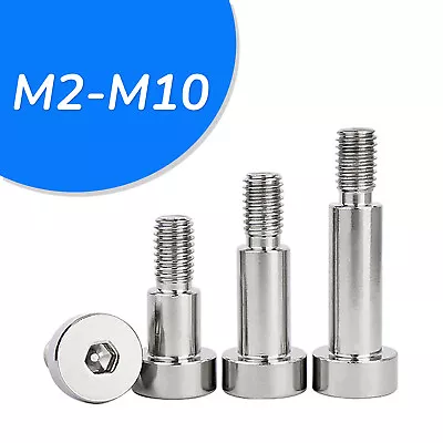 Socket Shoulder Bolts G304 Stainless Steel Socket Allen Key M3 M4 M5 M6 M8 M10 • $2.96