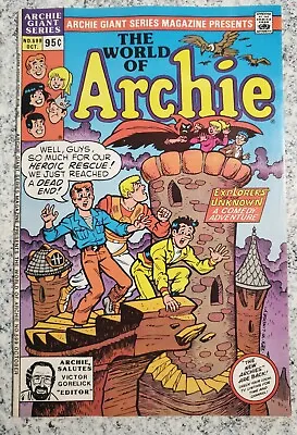 $4.99 • Buy The World Of Archie #599 NM- Archie Comic Book Series 1989