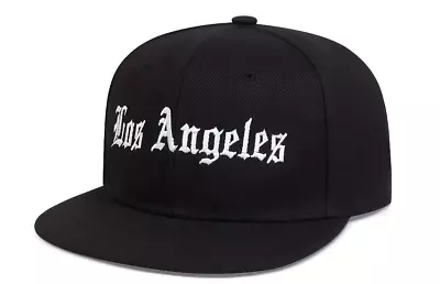 New Los Angeles LA Hat Classics Cap Snapback Hip Hop Basketball Black • $9.98