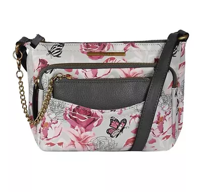 Rossetti Maya Gloria Flutters Pastel Print CrossBody Purse NWT New • $59