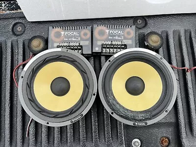 Focal ES165K 2 Way Component Car Speakers 6.5 Inch Set With Pods • $298