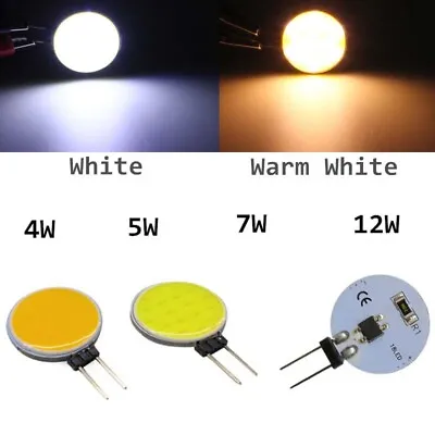 LED Chip 12v Dc Cob Floodlight G5 Smd Bulb Cool/warm White Lamp 4w 5w 7w 10w 12w • £1.54