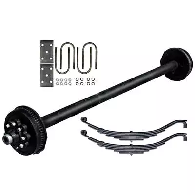 8k TK Hybrid Trailer Axle Kit 8000 Lb Electric Brake 8 Lug 12x2 Brake 3.5  Tube • $1299