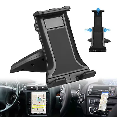 CD Slot Car Mount Holder Stand Universal For 7 -12  IPad Phone Galaxy Tablet GPS • $15.48
