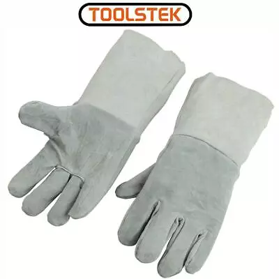 £7.95 • Buy Welding Gloves Heat Resistant 14'' BBQ/Oven/MIG/TIG Welder Welder Gauntlets