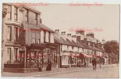 Old Postcard The Strand Shops Walmer Near Dover Kent Real Photo 1905-10 • £19.99