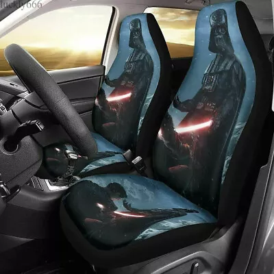 $54.14 • Buy Star Wars Darth Vader 2PCS Car Seat Covers Universal Pickup Truck Seat Protector