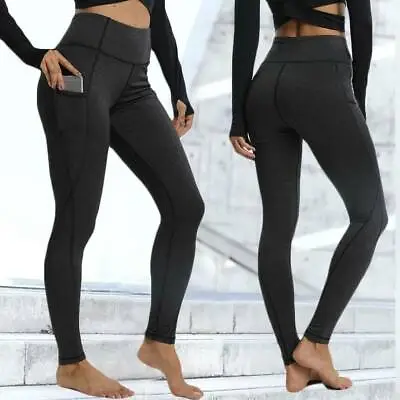 £10.99 • Buy Women Anti-Cellulite Yoga Pants Push Up Tik Tok Leggings Bum Butt Lift Gym Sport