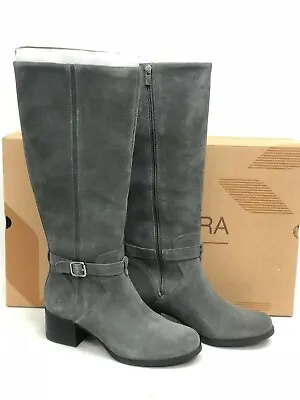 Koolaburra By UGG Women's Madeley Tall Stone Grey Suede Boots 1105860 Ortholite • $62.99