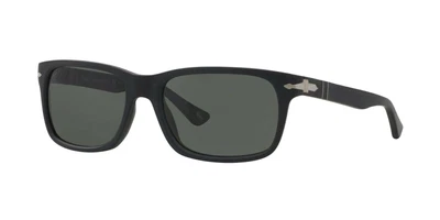 $159.99 • Buy Persol Matte Black Rectangular Polarized Sunglasses,  0PO3048S 900058 58mm
