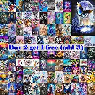 £6.96 • Buy Full Drill 5D Diamond Painting Embroidery Picture Photo Art Cross Stitch DIY Kit