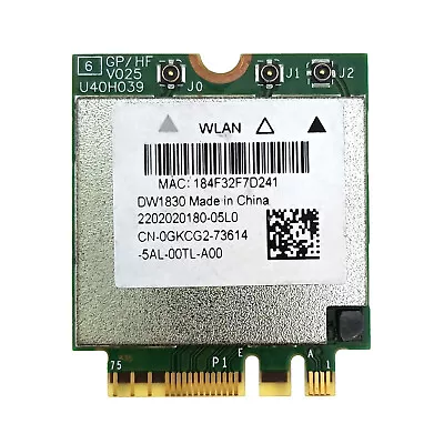 DW1830 Network Card BCM943602BAED NGFF A E Key For XPS 15 9550 Wireless WLAN AC • $95.61