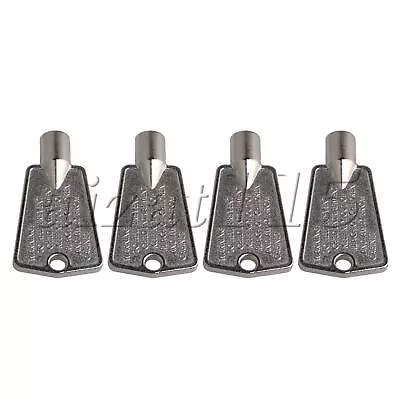 4PCS Refrigerator Freezer Door Lock Key WP842177 Silver For Freezer Door • $28.84