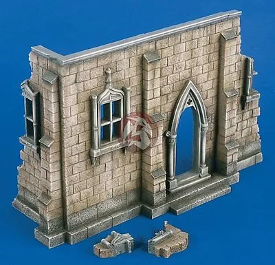 Verlinden 1/35 Ruined Church Front Corner Section With Entrance WWII 2122 • $109.13