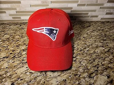 New England Patriots Hat Adjustable Strapback Cap Red NFL Football Team • $22.89