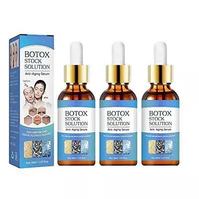 £10.99 • Buy 3pcs Botox Stock Solution Facial Serum 2023 Newest Botox Face Serum UK