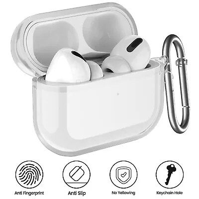 Clear Case For Airpods Pro 2 2022 3rd Cover Soft Waterproof Holder KEYCHAIN • $5.99