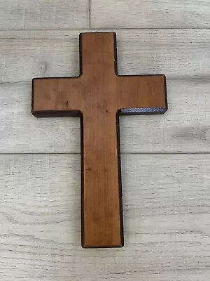 P. Graham Dunn Plain Wooden Decorative Religious Wall Cross • $8