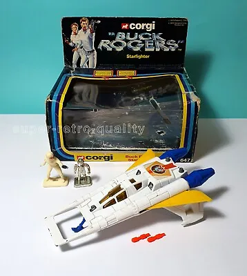 CORGI 647 Buck Rogers Starfighter With Original Figures • $110.76