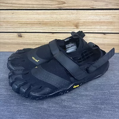 Vibram FiveFingers V-Aqua Men’s US 9.5-10 EU 43 Barefoot Water Trail Shoes Black • $79.99