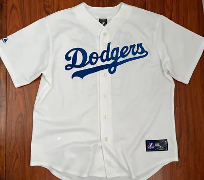 Manny Ramirez Los Angeles Dodgers Jersey Baseball Majestic White Men’s XL • $84.95