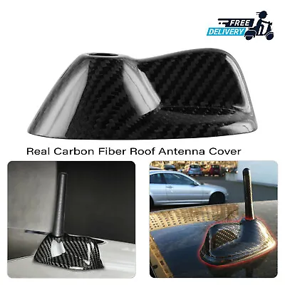 Black Roof Antenna Cover For Mini Cooper R56 R56LCI 2007-2013 Real Carbon Fiber • $23.74