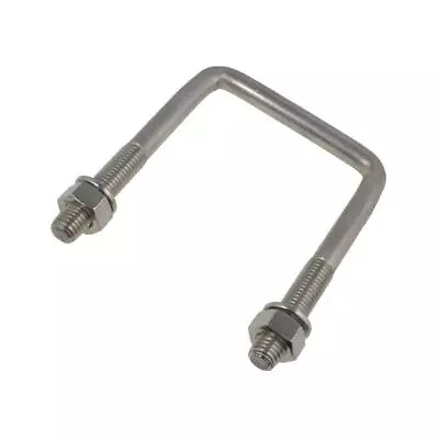 Pack Of 1 Stainless G316 Square U Bolt M12 X 52mm Inside (W) X 165mm Length (L) • $16