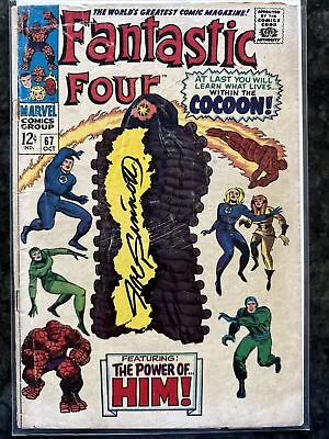 Fantastic Four #67 1967 Key Marvel Comic Book 1st Cameo Appearance Of HIM • $109.99