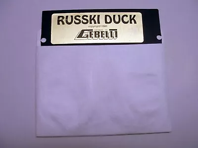 $22.49 • Buy RARE Russki Duck By Gebelli For Apple  II, Apple II Plus & Unenhanced Apple IIe