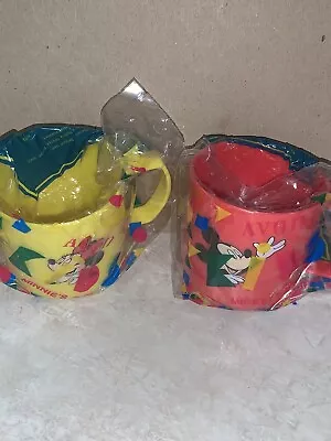 Avon & Disney's Mickey & Minnie Mouse Plastic Cup W/handle NIP • $10