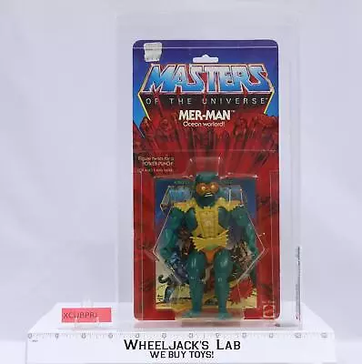 Mer-Man CAS GRADED 80 80/85/85 He-Man Masters Of The Universe MOTU 8-Back 1982 • $5000