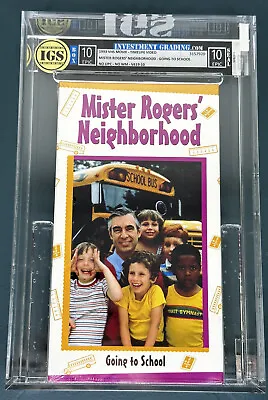 Mister Rogers’ Neighborhood - Going To School 1993 VHS Epic IGS 10 Perfect 10 📼 • $2200