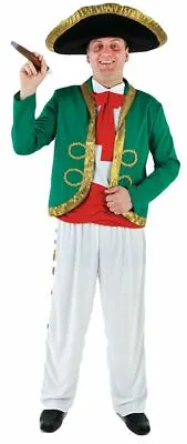 Mens Mexican Mariachi Fancy Dress Costume • £23