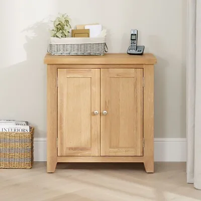 Cheshire Limed Oak Small 2 Door Cupboard - Lounge - Kitchen - Bedroom - LR58 • £279