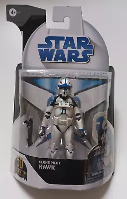 Star Wars Black Series Clone Pilot Hawk 6 Inch Carded Action Figure Clone Wars • £15