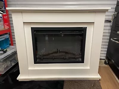 1000mm Flame Effect Electric Fireplace Inset/Wall Heater Fire Core+Surround Suit • £50