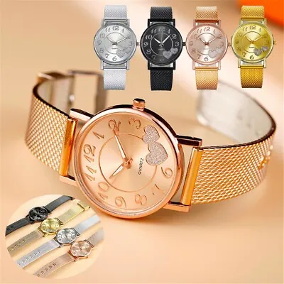 Ladies Women Gi Mesh Belt Band Bracelet Crystal Dial Quartz Wrist Watch QQ • $15.21