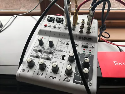 £50 • Buy Yamaha AG06 6 Channel Mixing Console White Interface 