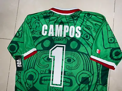 Mexico Mundial 98 Campos Size Xl  Authentic Shirt Aba Sport New With Tags • $175