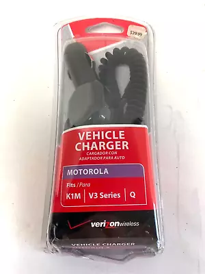 NEW Verizon Motorola K1M V3 Series Q *Car Lighter/Vehicle Charger* Power Adapter • $3.39