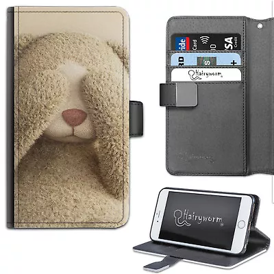 Peek A Boo Teddy Bear PU Leather Wallet Phone Case;Flip Case;Phone Case • £14.99