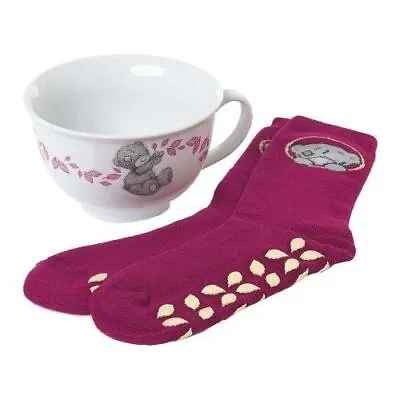 Me To You Soup Mug And Slipper Socks Gift Set- Valentine Birthday Anytime New • £17.49