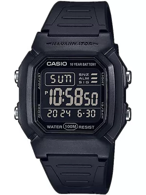 Casio W-800H-1BVES Collection Mens Watch 37mm 10ATM • $59.33