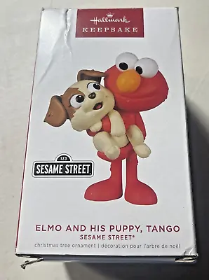 Hallmark  Elmo And His Puppy Tango Sesame Street  Keepsake Ornament 2022 • $14.70