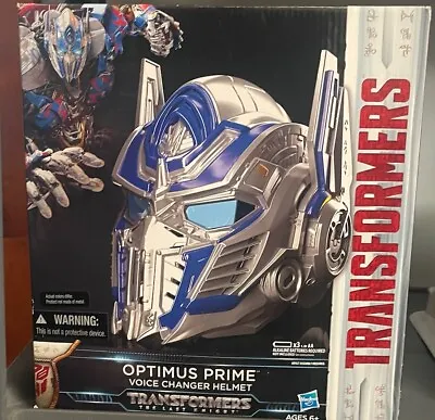 Hasbro Transformers Movie Helmet Optimus Voice Changer The Last Knight • $129.99